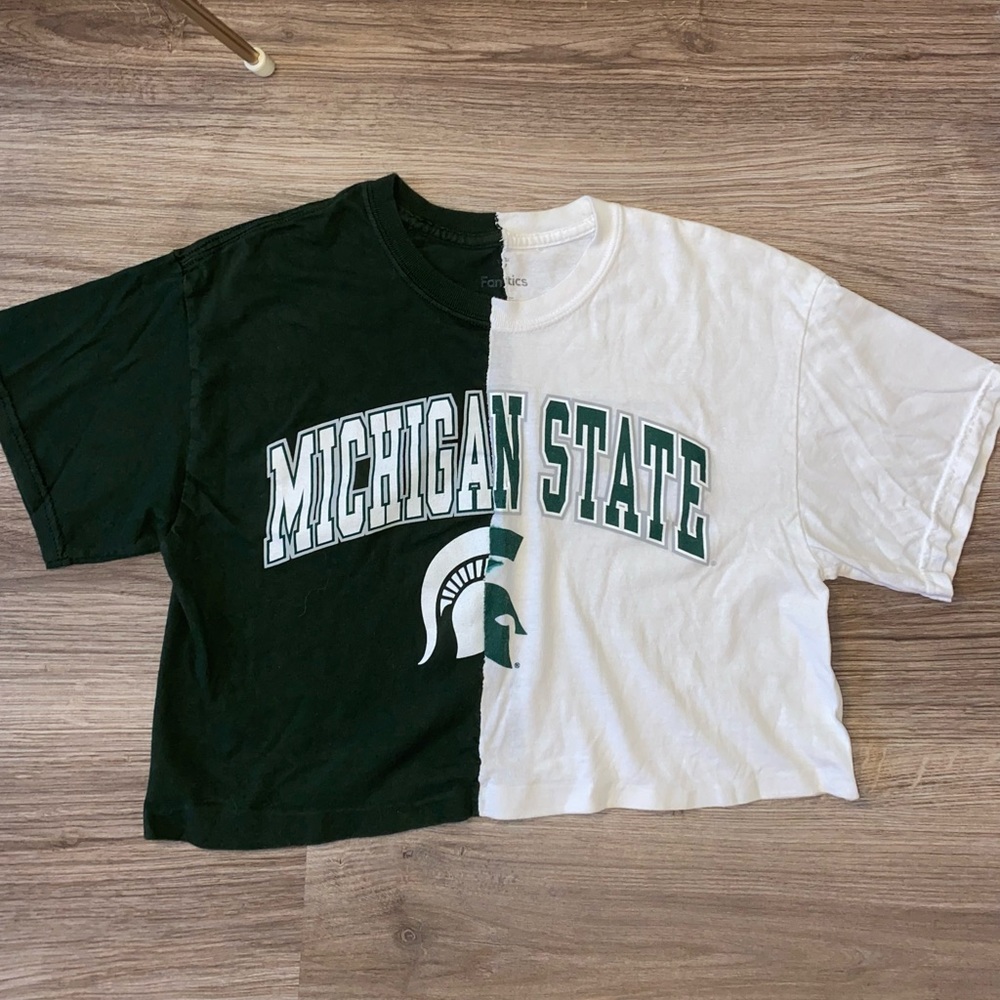 Custom cropped tee